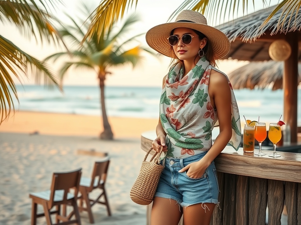 alibabatrans.ro | Cum să folosești eșarfele de mătase ca topuri de vară